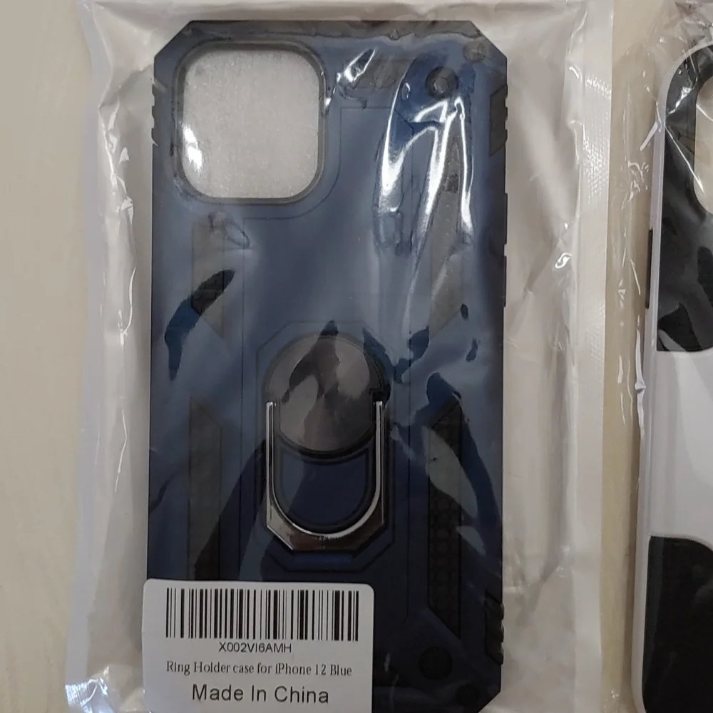 Ring holder iPhone 12 Case 2 pack.